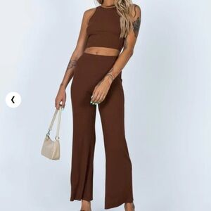 Princess Polly Casual Marnie Set in Chocolate